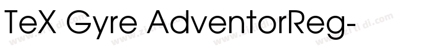 TeX Gyre AdventorReg字体转换